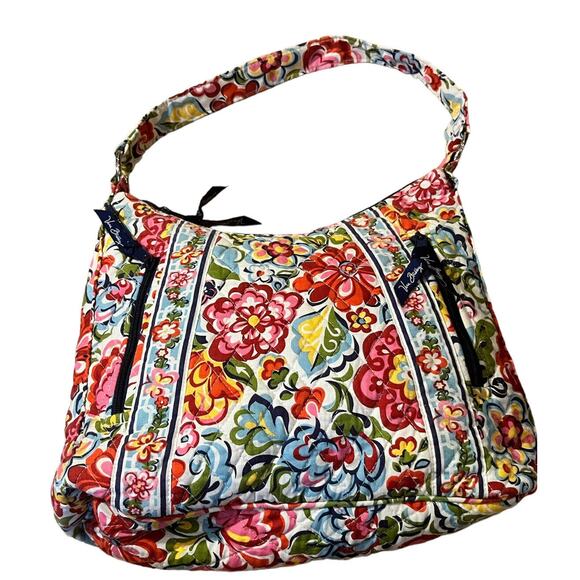 Vera Bradley Handbags - Vera Bradley Hope Garden Retired Pattern Purse Shoulder Hobo Bag